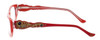 Judith Leiber Womens Designer Eyeglasses JL1639-06 in Red :: Custom Left & Right Lens