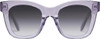 Front View of QUAY Australia After Hours Cat Eye Sunglasses in Sweet Pea Lilac/Smoke Grey 51mm