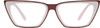 Front View of QUAY Australia Bad Habit Designer Single Vision Prescription Rx Eyeglasses in Oxblood Red Ladies Cat Eye Full Rim Acetate 65 mm