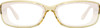 Front View of QUAY Australia Vibe Check Designer Bi-Focal Prescription Rx Eyeglasses in Yellow Ladies Square Full Rim Acetate 62 mm