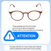 Size Awareness Illustration of Lozza SL4207M Designer Progressive Lens Prescription Rx Eyeglasses in Crystal Brown Unisex Round Full Rim Acetate 50 mm