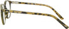 Side View of Prive Revaux Maestro Designer Reading Eye Glasses with Custom Cut Powered Lenses in Champagne Tortoise Havana Gold Unisex Round Full Rim Acetate 48 mm
