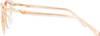 Side View of Prive Revaux Veronica Women's Cat Eye Reading Glasses in Cantaloupe Crystal 53mm