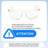 Size Awareness Illustration of OTIS Jazmine Designer Single Vision Prescription Rx Eyeglasses in Eco Crystal Coral Ladies Cat Eye Full Rim Acetate 53 mm