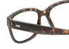Close Up View of OTIS Odyssey Designer Reading Eye Glasses in Matte Honey Tortoise Havana Ladies Cat Eye Full Rim Acetate 54 mm