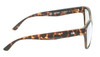 Side View of OTIS Odyssey Designer Single Vision Prescription Rx Eyeglasses in Matte Honey Tortoise Havana Ladies Cat Eye Full Rim Acetate 54 mm