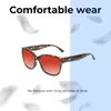 Lightweight Construction Illustration of OTIS Odyssey Designer Polarized Sunglasses with Custom Cut Red Mirror Lenses in Matte Honey Tortoise Havana Ladies Cat Eye Full Rim Acetate 54 mm