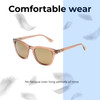 Lightweight Construction Illustration of OTIS Summer of 67 X Sunglasses in Eco Crystal Sunset/Brown Polarized Glass 52 mm