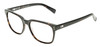 Profile View of OTIS Test of Time X Designer Single Vision Prescription Rx Eyeglasses in Eco Havana Tortoise Unisex Square Full Rim Acetate 55 mm