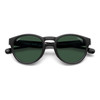 Top View of CARRERA CADUC 12/S-003 Unisex Round Designer Sunglasses Matte Black/Green 51 mm