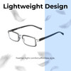 Lightweight Construction Illustration of Elton John Bullet Designer Single Vision Prescription Rx Eyeglasses in Black Crystal Unisex Rectangular Full Rim Acetate 47 mm