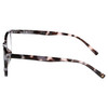 Side View of Elton John Single 2 Designer Progressive Lens Prescription Rx Eyeglasses in Tortoise Havana Brown Unisex Square Full Rim Acetate 45 mm
