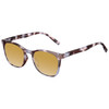 Elton John Single 2 Unisex Square Designer Polarized Sunglasses in Tortoise Havana Brown 45mm CHOOSE LENS COLOR with Custom Cut Gold Mirror Lenses
