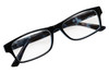 Top View of Perry Ellis PEBX44 Unisex Rectangular Full Rim Designer Reading Glasses in Gloss Navy Blue Marble 50mm