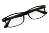 Top View of Perry Ellis PEBX54 Designer Single Vision Prescription Rx Eyeglasses in Gloss Black Marble Unisex Rectangular Full Rim Acetate 53 mm