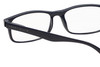 Close Up View of Perry Ellis PEBX54 Designer Blue Light Blocking Eyeglasses in Gloss Navy Blue Marble Unisex Rectangular Full Rim Acetate 53 mm
