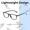 Lightweight Construction Illustration of Perry Ellis PEBX57 Designer Progressive Lens Blue Light Blocking Eyeglasses in Gloss Black Marble Unisex Panthos Full Rim Acetate 50 mm