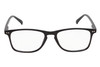 Front View of Perry Ellis PEBX57 Designer Progressive Lens Blue Light Blocking Eyeglasses in Gloss Black Marble Unisex Panthos Full Rim Acetate 50 mm