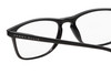 Close Up View of Perry Ellis PEBX57 Designer Progressive Lens Blue Light Blocking Eyeglasses in Gloss Black Marble Unisex Panthos Full Rim Acetate 50 mm