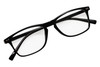 Top Laying View of Perry Ellis PEBX57 Designer Progressive Lens Blue Light Blocking Eyeglasses in Gloss Black Marble Unisex Panthos Full Rim Acetate 50 mm