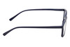 Side View of Perry Ellis PEBX57 Unisex Panthos Full Rim Designer Reading Glasses in Gloss Navy Blue Marble 50mm