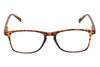 Front View of Perry Ellis PEBX57 Designer Progressive Lens Prescription Rx Eyeglasses in Gloss Tortoise Havana Marble Unisex Panthos Full Rim Acetate 50 mm