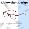 Lightweight Construction Illustration of Perry Ellis PEBX57 Designer Progressive Lens Prescription Rx Eyeglasses in Gloss Tortoise Havana Marble Unisex Panthos Full Rim Acetate 50 mm