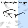 Lightweight Construction Illustration of Perry Ellis PEBX59 Designer Reading Eye Glasses with Custom Cut Powered Lenses in Gloss Black Marble Unisex Rectangular Full Rim Acetate 50 mm