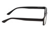 Side View of Perry Ellis PEBX59 Designer Single Vision Prescription Rx Eyeglasses in Gloss Black Marble Unisex Rectangular Full Rim Acetate 50 mm