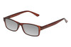 Perry Ellis PEBX59 Unisex Rectangular Designer Polarized Sunglasses in Gloss Dark Brown Marble 50mm CHOOSE LENS COLOR with Custom Cut Silver Mirror Lenses