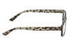 Side View of Perry Ellis PEBX59 Designer Single Vision Prescription Rx Eyeglasses in Gloss Grey Tortoise Havana Marble Unisex Rectangular Full Rim Acetate 50 mm