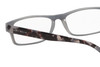 Close Up View of Perry Ellis PEBX44 Unisex Rectangular Full Rim Designer Reading Glasses in Gloss Black Marble 50mm