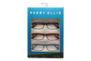 Profile View of Perry Ellis PEBX54 Unisex Rectangular Full Rim Designer Reading Glasses in Gloss Brown Marble, Gloss Navy Blue Marble, Gloss Black Marble 53mm