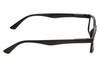 Side View of Perry Ellis PEBX54 Unisex Rectangular Full Rim Designer Reading Glasses in Gloss Black Marble 53mm
