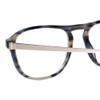 Eyebobs Schmoozer 609 11 Grey Tortoise & Gun Metal Eyeglasses 51mm Custom Lenses