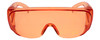 Medspex 1003 Orange Fit Over Safety Glasses Fitover Prescription Eyewear, Migraine Glasses Light Sensitivity Glasses Women Men Outdoor Indoor Blue Light Blocker Over Glasses Eye Protection image 7