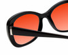 Medspex Calabria SOPHIA Gloss Black Amber Orange Color Therapy Reading Glasses image 8