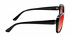 Medspex Calabria SOPHIA Gloss Black Deep Red Color Therapy Reading Glasses image 6