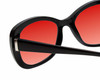 Medspex Calabria SOPHIA Gloss Black Deep Red Color Therapy Reading Glasses image 8