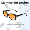 Medspex Calabria SOPHIA Gloss Black Light Orange Color Therapy Reading Glasses image 9