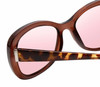 Medspex Calabria SOPHIA Brown Crystal Tortoise FL-41 Rose Color Therapy Reading Glasses image 8