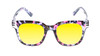 Medspex R785 Shiny Pink Quartz/Blue Black Gold Yellow Color Therapy Reading Glasses