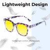 Medspex R785 Shiny Pink Quartz/Blue Black Gold Yellow Color Therapy Reading Glasses