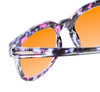 Medspex R785 Shiny Pink Quartz/Blue Black Light Orange Color Therapy Reading Glasses