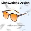 Medspex R785 Tortoise Havana Brown Gold Light Orange Color Therapy Reading Glasses