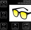 Medspex R785 Gloss Black Gold Yellow Color Therapy Reading Glasses