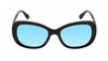 Medspex Calabria SOPHIA Gloss Black Baby Blue Color Therapy Reading Glasses image 5