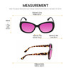 Medspex Calabria SOPHIA Brown Crystal Tortoise Passion Purple Color Therapy Reading Glasses image 3