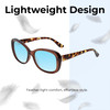 Medspex Calabria SOPHIA Brown Crystal Tortoise Baby Blue Color Therapy Reading Glasses image 9