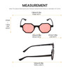 Medspex R786M Gloss Black FL-41 Pink Color Therapy Reading Glasses